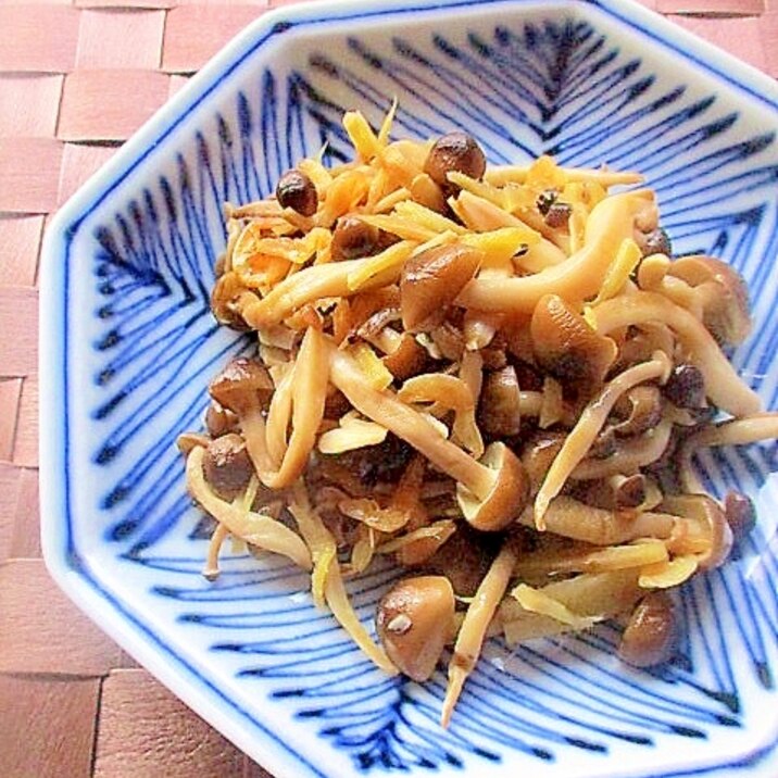 簡単!しめじとエビの塩生姜炒め